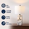 JONATHAN Y Elizabeth Contemporary Coastal Alabaster LED Table Lamp with Body Night Light - 4 of 4