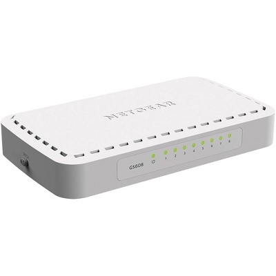 NETGEAR 8-Port Gigabit Ethernet Switch (GS608)