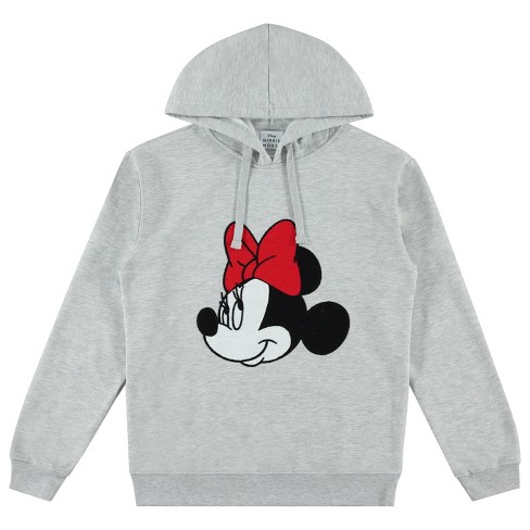 Ladies Mickey Mouse Fashion Hoodie Disney Mickey And Minnie Mouse Classic Crochet Patch Hoodie Sweatshirt Target