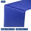Unique Bargains Banquet Party Satin Fabric Smooth Soft Shiny Table Runner 12 x 108 Inch 6 Pcs - 2 of 4
