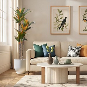 Nasitip Artificial Dracaena Tree, Large Artificial Plants in Pot, Fake Dracaena Tree with Adjustable Branch for Home, Office Decoration - 1 of 4