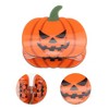 Unique Bargains Halloween Pumpkin-Fierce Hair Clips 2.36" Length Black Orange 1 Pc - 3 of 3