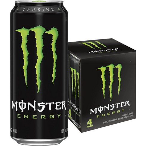 Monster Energy Original 4pk 16 Fl Oz Cans Target