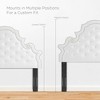 Modway Diana Headboard - Tufted Performance Velvet Twin Headboard with Padded Back and Modern Rectangular Shape - 3 of 4