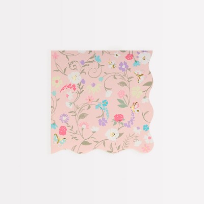 Ladurée Floral Small 3-Ply Paper Dinner Napkins