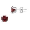 SHINE by Sterling Forever Sterling Silver 7mm Rainbow CZ Studs - 3 of 3