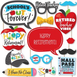 Big Dot Of Happiness Funny Happy Retirement - Retirement Party Photo ...