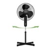 Holmes 16" Oscillating 3 Speed Manual Stand Fan Black - image 3 of 4