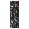 Modern Washable Area Rug for Living Room, Floral Pattern Floor Rug with Non Slip Backing, Low Pile Floor Carpet for Living Room Office - 2 of 4