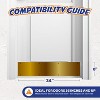 Panther Armor Push Plate, Metal Door Protector for Dog Scratching, Scratch Guards for Doors - 4 of 4