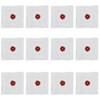 Saro Lifestyle Poinsettia Embroidered Cocktail Napkins (Set of 12) - 3 of 4