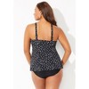 Swimsuits for All Women's Plus Size V-Neck Twist Tankini Top - 3 of 4