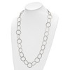 Chisel Stainless Steel Polished Circle Link 31.25" Necklace - 3 of 4