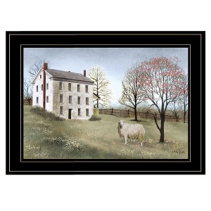 Spring at White House Farm Framed Wall Art, Modern Home Decor Framed Print for Living Room,Wall Decoration by Millwork Engineering - 1 of 4