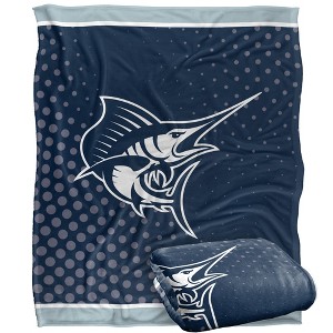 Palm Beach Atlantic University Logo Dots Silky Touch Blanket White 50x60 - 1 of 4