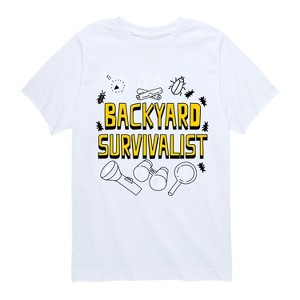 Boys' - Instant Message - Backyard Survivalist Short Sleeve Graphic T-Shirt - 1 of 4