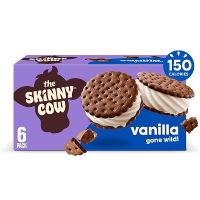 Skinny Cow Vanilla Ice Cream Sandwich - 6pk