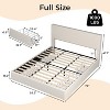 Bed Frame with Tall Tufted Wingback Headboard, Velvet Upholstered Platform Bed with 4 Storage Drawers, No Box Spring Needed - 2 of 4