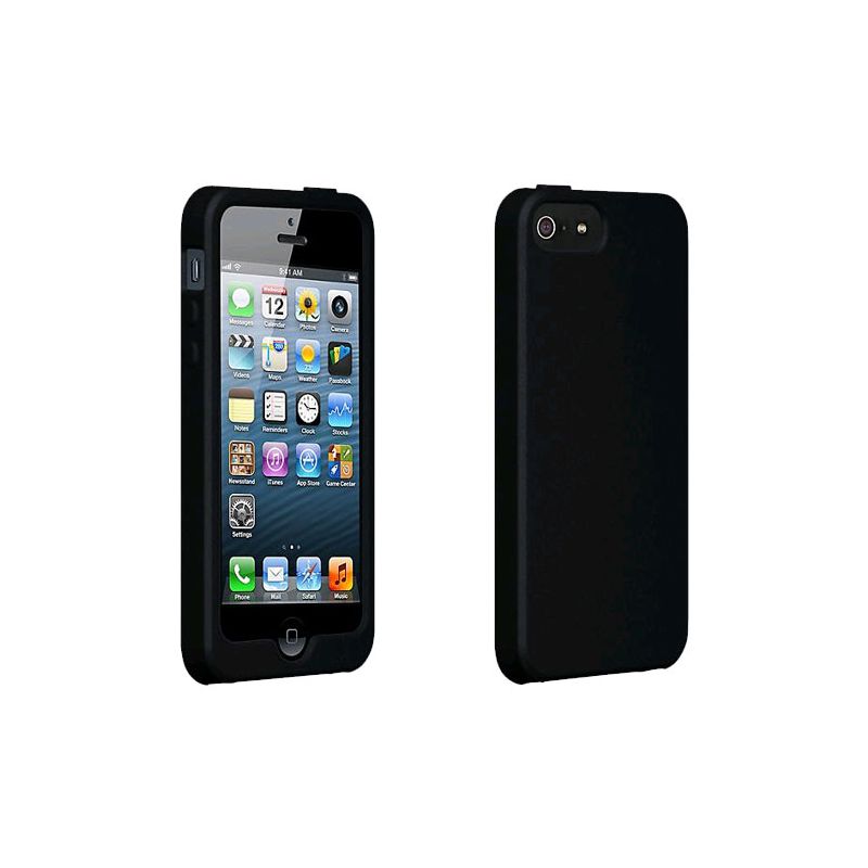 Verizon Silicone Case for Apple iPhone 5, 5S, SE - Black, 3 of 4
