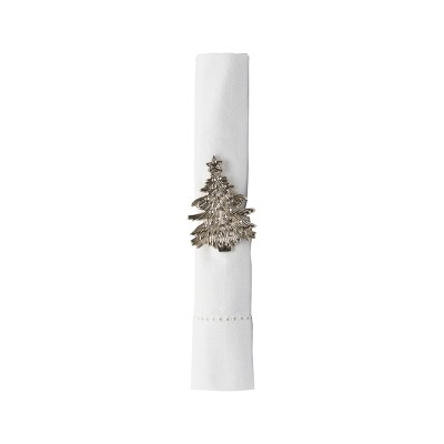 C&F Home Silver Tree Napkin Ring Set of 6