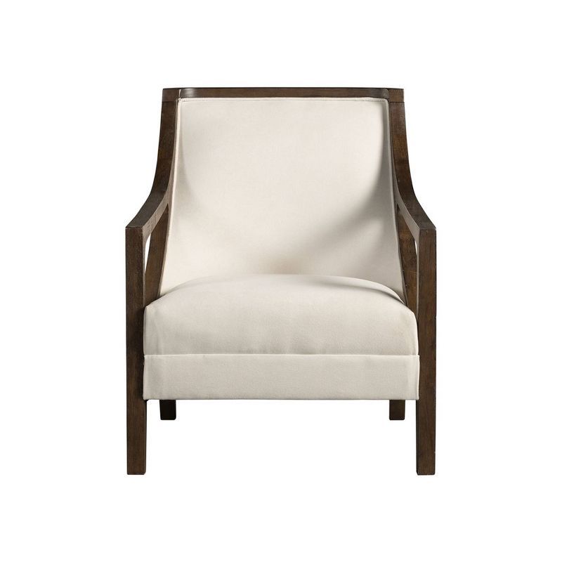 Dayna Accent Chair with Brown Frame - Picket House Furnishings, 1 of 10