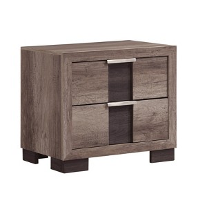 Sapphtopaz Night Stand with Drawers and Handles Wood Nightstand Entryway Table for Bedroom, Living Room - 1 of 4