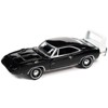 1969 Dodge Charger Daytona Black with White Tail Stripe "MCACN" Ltd Ed to 4236 pcs 1/64 Diecast Model Car by Johnny Lightning - 2 of 3