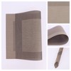 REGALWOVEN Kitchen Dining Table Decoration Washable Heat Resistant Wipeable PVC Placemats 8 Pcs - 2 of 4