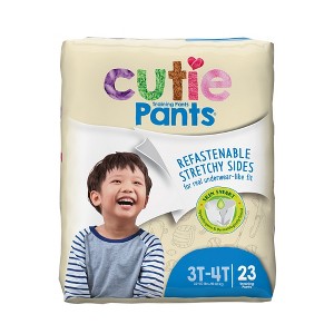 Cutie Pants Toddler Toddler Training Pants Size 3T to 4T 32 to 40 lbs. CR8007, 92 Ct - 1 of 2