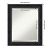 Amanti Art Filigree Beveled Framed Bathroom Vanity Wall Mirror - 3 of 4