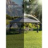 Gazebo Tent 13x13 Pop Up Instant Canopy Tent with 4 Sand Bags & Mosquito Netting for Backyard Garden Patio, Height Adjustable - 3 of 4
