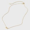 14K Gold Dipped Cubic Zirconia "Mrs" Pendant Necklace - Gold - 3 of 4