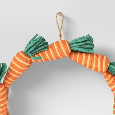 Carrot Wreath Orange - Threshold&#8482;