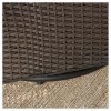 Amaya Set of 2 Wicker Swivel Rocking Chair: Patio Furniture, UV & Weather-Resistant - Christopher Knight Home - 3 of 4
