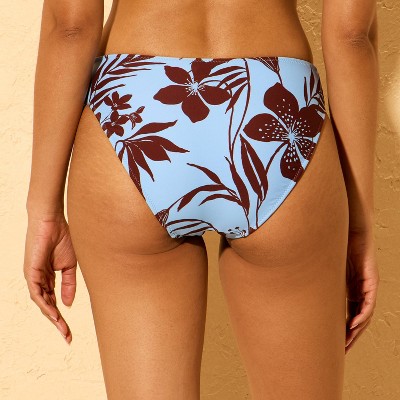 Shade & Shore Women's Ribbed Reversible Medium Coverage Bikini Bottom - Shade & Shore™ Multicolor M — фото 2