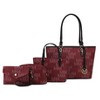 MKF Collection Alexy M Signature Tote Purse Handbag Women’s Set Vegan Leather by Mia K. - 2 of 4