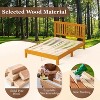 BestMassage Wood Platform Bed Frame Solid Wood Foundation with Headboard No Box Spring Needed - 4 of 4