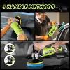 SILVEL Buffer Polisher, 1600W 7 Inch/6 Inch Polisher for Car Detailing, Wax Machine, 7 Variable Speed, with 6 Foam Pads, 3 Wool Pads, Packaging Bag - 4 of 4