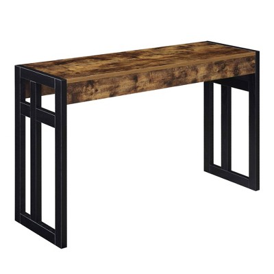 Monterey Console Table Barnwood/Black - Breighton Home