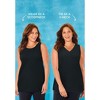 Catherines Women's Plus Size Suprema Studio Reversible Tank - 3 of 4