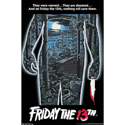 Trends International Friday The 13th - One Sheet Framed Wall Poster Prints  : Target