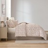 Nestl Modern Comforter, 3pc Floral Comforter Set, Floral Bedding Set - 2 of 4