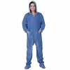 Footed Pajamas - Under The Sea Adult Hoodie Chenille One Piece - 2 of 4