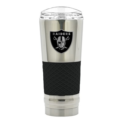 NFL Las Vegas Raiders 24oz Draft Tumbler with Chrome Finish