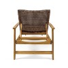 Hampton 2Pk Acacia Chaise Lounge: Weather-Resistant, Adjustable - Christopher Knight Home - 3 of 4