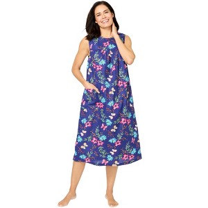 Only Necessities Sleeveless Print Lounger - 1 of 4