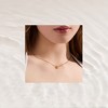 EVRY JEWELS WATERPROOF Gold or Silver Plated Faye Birthstone Necklace - 3 of 3