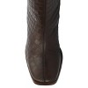 Journee Signature Womens Genuine Leather Tamori Square Toe Inside Zip Knee High Boots - 4 of 4