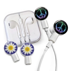 dekaSlides Earbuds | Headphones with Slide On Decal Graphics Combo Pack - 1 of 2