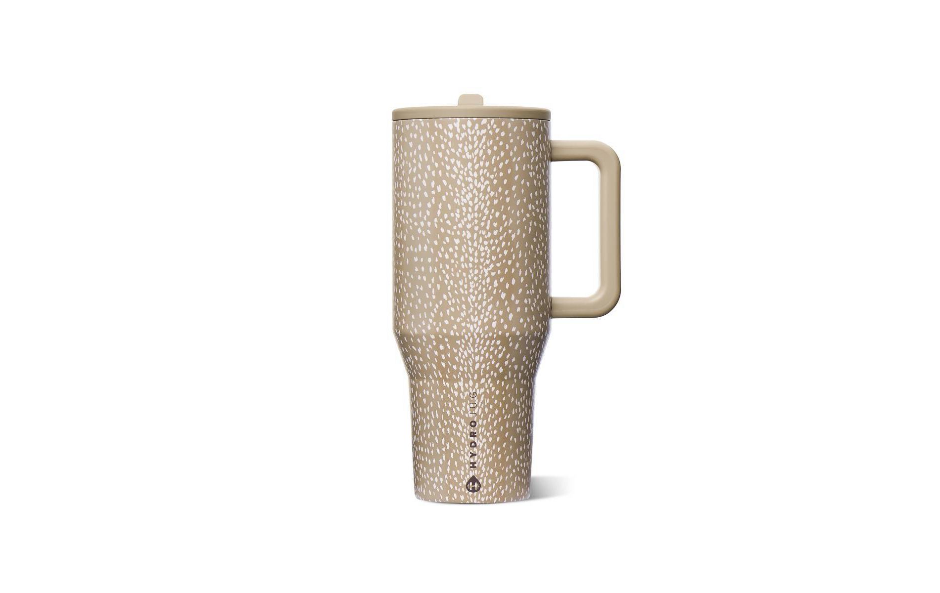 HydroJug 40oz Traveler Straw Tumbler Brown